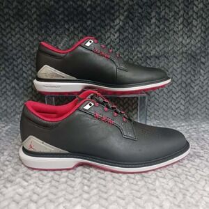 Nike Jordan ADG 5 Golf Shoes Black Fire Red Metallic FQ6642-001 Men's Size 9.5